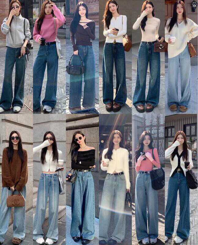 Wholesale Street Vendor Inventory Spring and Summer New Women's Denim Pants Versatile Women's Jeans Assorted Styles Direct from Manufacturer