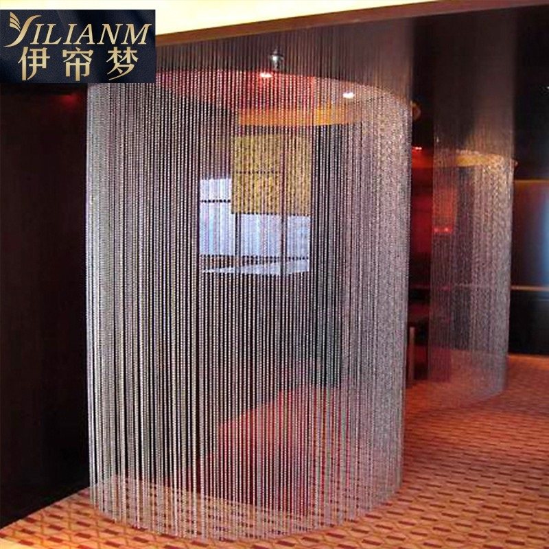 Bead Curtain Crystal Partition Window Finished Door Curtain Living Room Makeup Room Toilet Screen Xuanguan Bedroom Decoration Semi-Hung Curtain