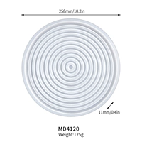 Полосатый поддон Mold_md4120 большой круглый