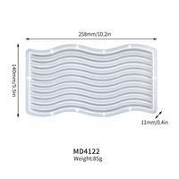 Полосатый поддон mold_md4122 большие волны