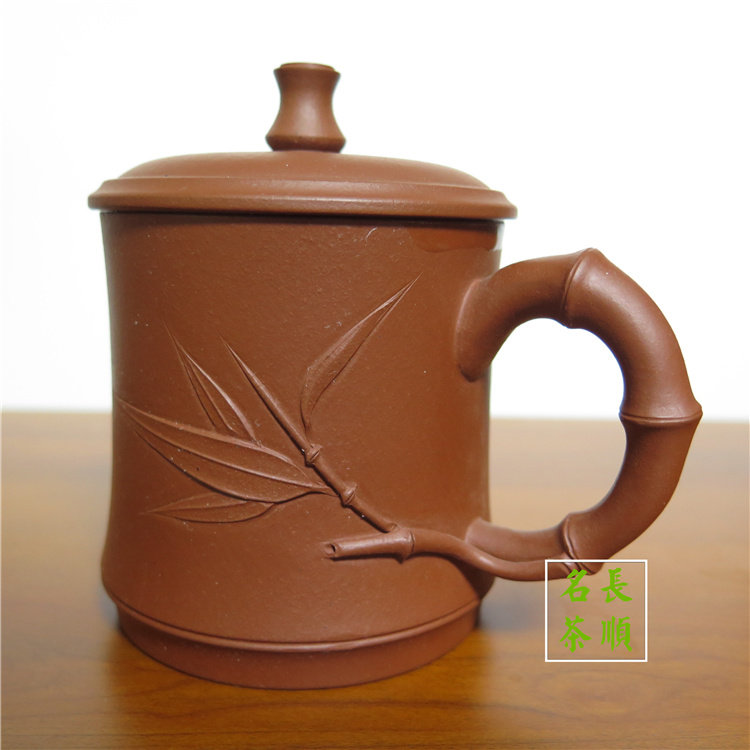 Yixing Purple sand cup Zhu Mud small bamboo bamboo Zen Bamboo Quaint and elegant tea cup Personal hand cup Shunfeng