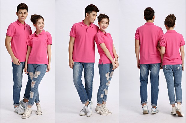 Lapel trống tay ngắn cotton POLO áo sơ mi thể thao giản dị áo đôi vài chiếc áo thun màu in logo cỡ lớn quần áo nam