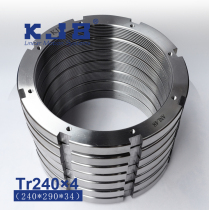 AN48 Tr240×4 0HML Inner diameter 240 Outer diameter 290 Thick 30 thin small 8 slot round nut with locking card