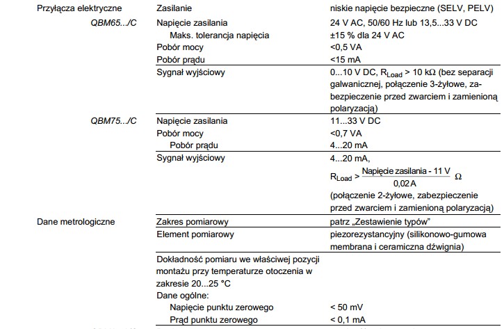 Siemens 西门子 QBM65-25C 空气 压差 传感器 西门子