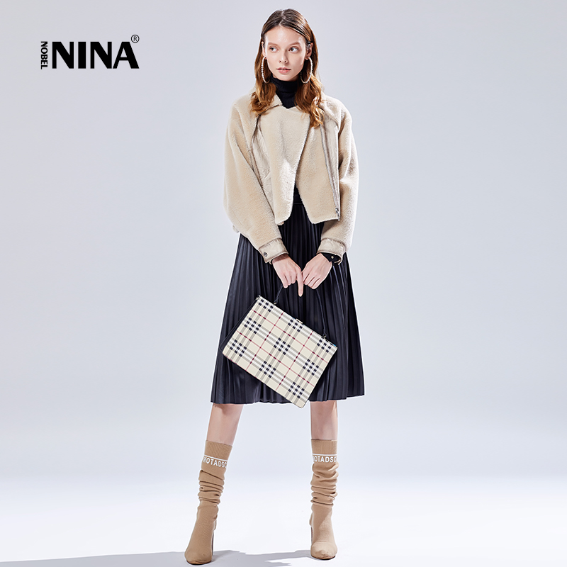 Manteau de fourrure femme NOBEL NINA  NOBELINA - Ref 3174666 Image 2