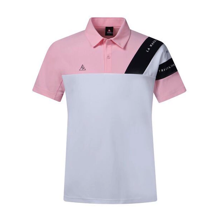 Mùa hè 2019 mới của Hàn Quốc mua LECOQSPORTI * golf nam áo thun ngắn tay GOLF áo sơ mi nam - Golf