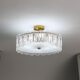 Modern Simple and Luxurious Crystal Ceiling Lamp Led Round Bedroom Dining Room Living Room Study European Style Lighting Fixtures