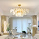 French-Style Minimalist Modern Led Crystal Glass Chandelier for Bedroom, Living Room, Dining Room, Study, Crystal Lamp, Led Lighting, Light Luxury