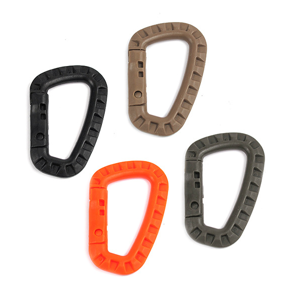 ITW Light Weight Medium Tactical Outdoor Climbing Buckle Mountaineering Bag Hung Plastic Steel Quick Hook Key Button D Type Buckle