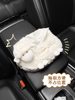 Car Tissue Box, Cute Doll, Ins-Style Little Sheep, Hanging Tissue Bag for Car Interior, Car Supplies