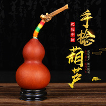 Wen play gourd package pulp boutique small gourd handle piece natural hand twist ant belly faucet extra small 2-3 cm