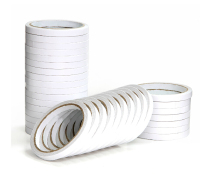 Double-sided tape width 0 9 1 2 1 8 2 4cm * Double-sided tape thin tearable white paper double-sided tape packaging sticky paper Handmade tape Double-sided adhesive good