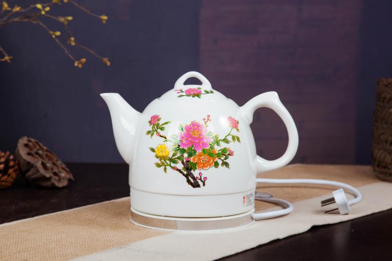 ấm siêu tốc giá rẻ Jingdezhen ấm đun nước điện gốm sứ lớn màu xanh và trắng ấm đun nước nhà bằng thép 304 ấm trà tự động tắt nguồn bình siêu tốc lock and lock