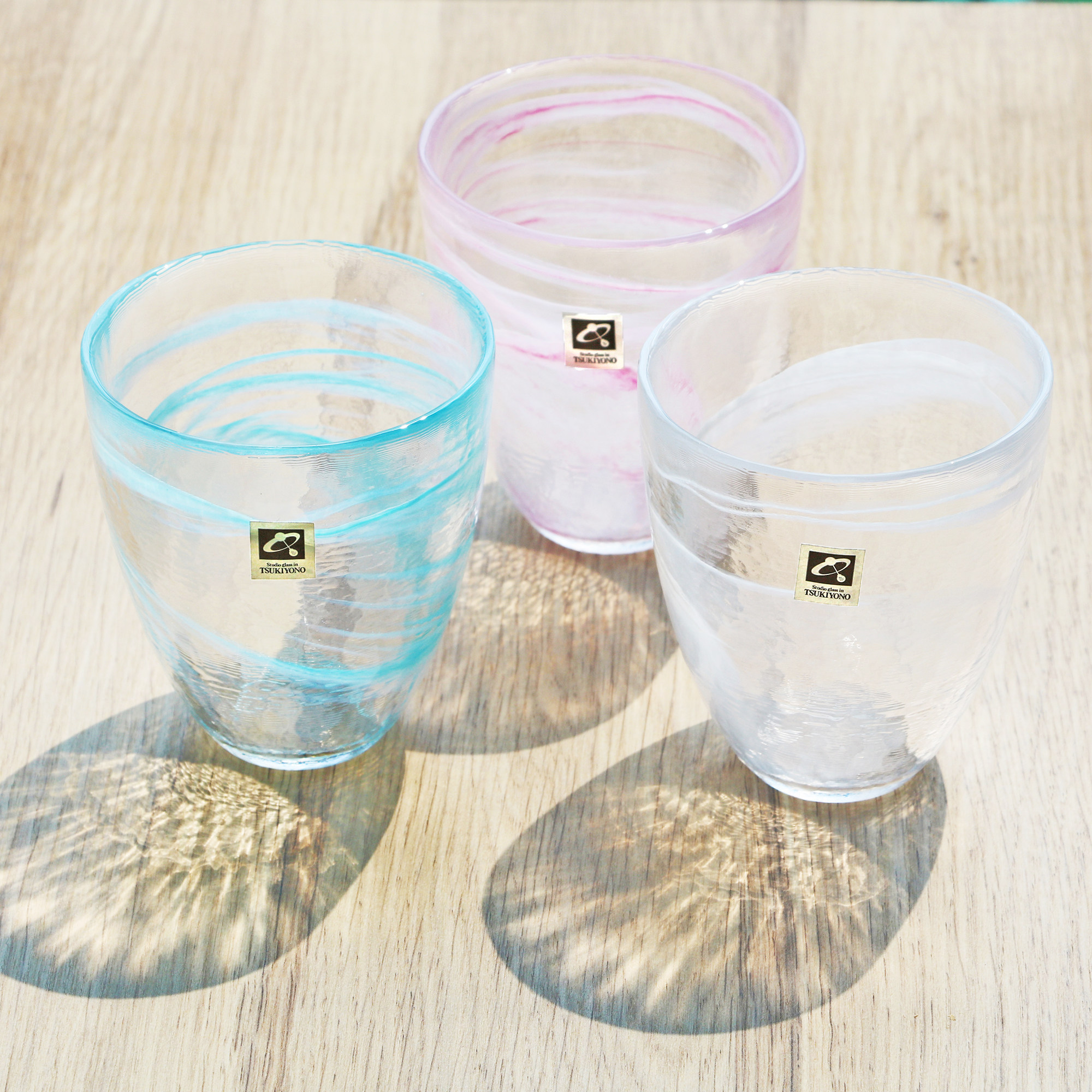 Spot Japan imported moon night kobo hand-dyed hammer pattern glass lovers cup beer cup gift