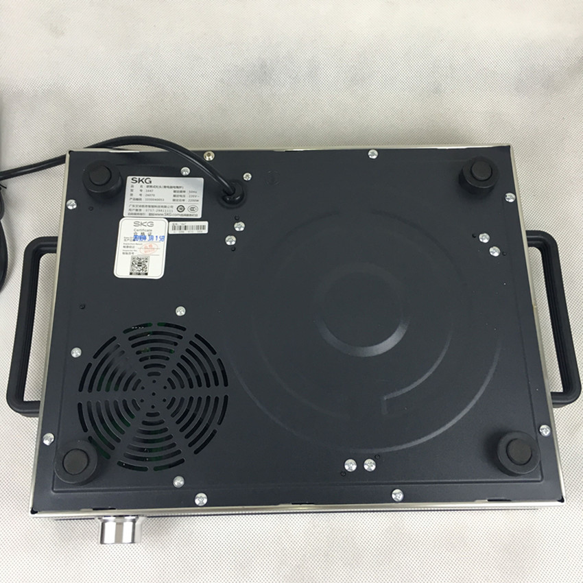 Bếp điện SKG 1647 Bếp điện từ cảm ứng gia đình Chưa kể nồi xào 3 vòng điều khiển kép thông minh Giá gốc 229 bếp từ kocher
