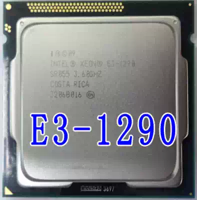 Xeon E3 1290 CPU 3 6G 4 nuclear 8 threads roadmap, soft 1155-thread-par 3770