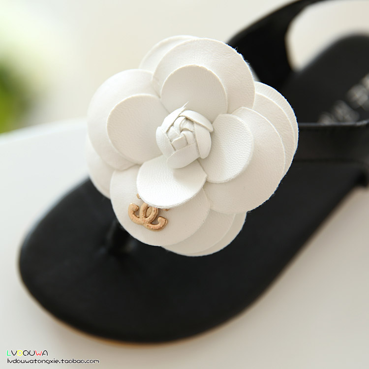 2015 summer new Korean girl sandals princess shoes children's sandals girls shoes small fragrance slippers 包邮