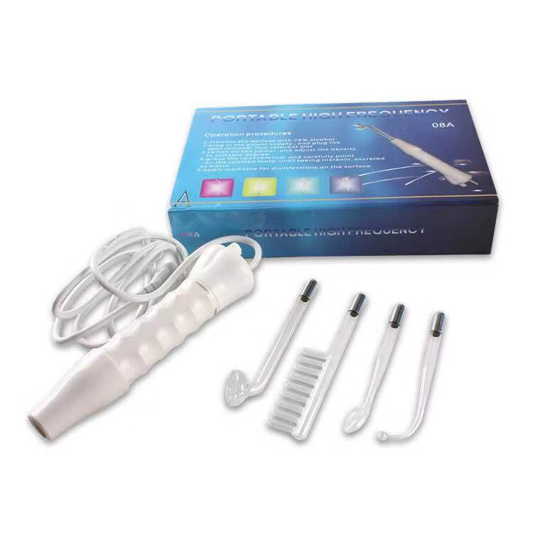 Home Beauty Instrument High-Frequency Electrotherapy Wand Portable Electrotherapy Device Anti-Inflammatory Acne Removal High-Frequency Electrotherapy Device for Beauty Salons