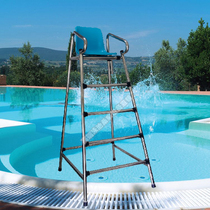 Detachable Lifesaving Chair Swimming Pool Stainless Steel Lookout Desk Assembled Lifesaving Chair 316 Coach Lookout desk