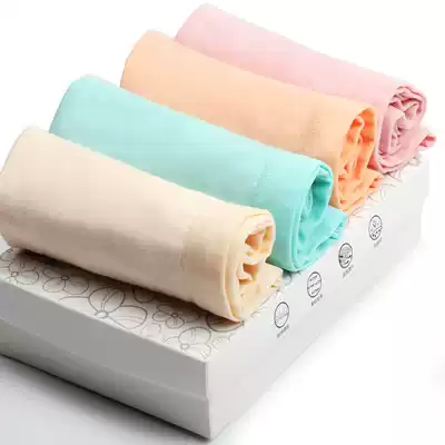 Four-strip women's breathable and comfortable cotton breifs underwear women's waist multi-size number non-marking underwear summer