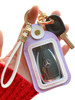 Cute Color-Blocked Car Key Case Cover for Women, Universal Remote Key Protection Cover for Audi, Bmw, and Mercedes-Benz