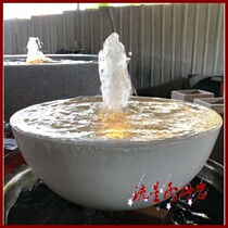 Meteor shower sandstone relief glass steel sandstone flower pot flower pot water spray sculpture Hotel Villa home decoration materials