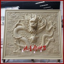  Meteor shower sandstone relief FRP faucet water spray Chinese sandstone sculpture background wall home improvement decoration materials