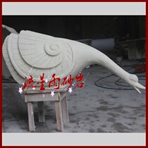 Meteor shower sandstone relief water spray duck sandstone glass fiber reinforced plastic sculpture community Hotel Villa home decoration materials