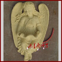 GRP customized sandstone bronze reliquel angel water view sculpted resin foam cast bronze plastic fountain spray finish