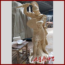  Meteor shower sandstone relief Warrior City garden sandstone FRP sculpture Real estate community hotel decoration materials