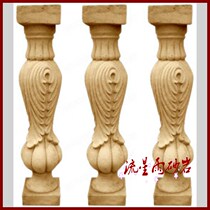  Meteor shower sandstone relief FRP railing column Sandstone sculpture Hotel villa home improvement club decoration materials