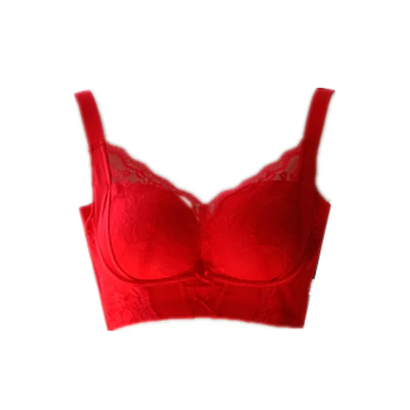 袔苡莥 Wireless bra, supporting cute lace comfortable underwear