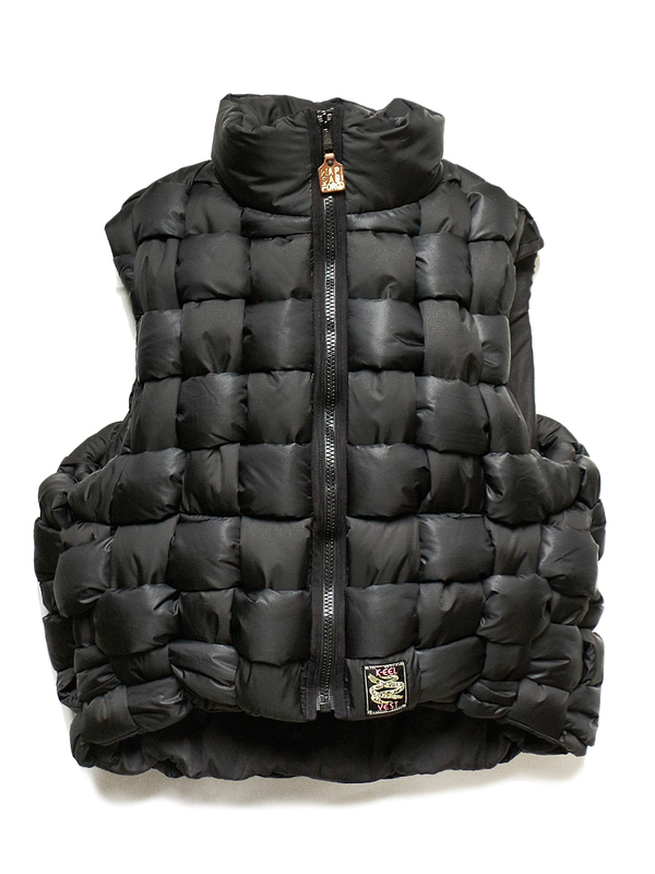 Wenjiu Kapital 20Aw Vest Hidaka Kazuhiro Handmade Plaid Patchwork Woven Cotton Vest Jacket