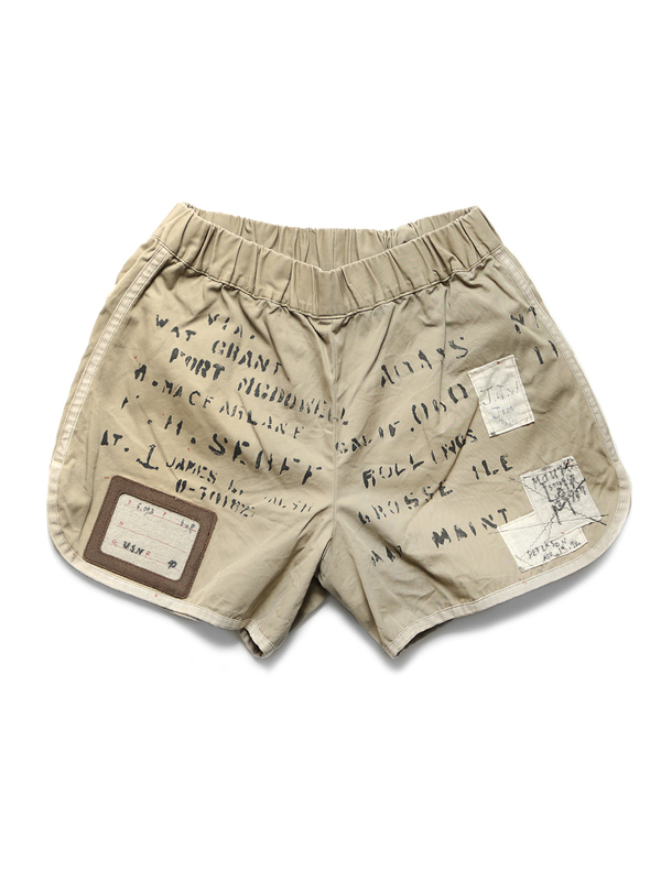 Wenjiu 21Ss Kapital Hirata Kazuhiro Lettering Distressed Elastic Waist Heavy Wash Casual Shorts Boxing Shorts Wenjiu 21Ss Kapital Hirata Kazuhiro Lettering Distressed Elastic Waist Heavy Wash Casual Shorts Boxing Shorts