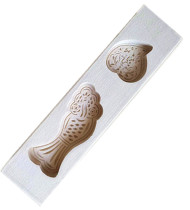 Wooden three-dimensional life peach carp carp carp picture pasta moon cake bean paste snack steamed bread baking mold noodle card flower mold