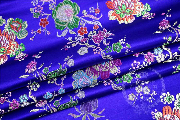 gió của Trung Quốc thổ cẩm Tây Tạng chiếc váy đầy màu sắc hoa mô phỏng jacquard damask vải DIY handmade vải vải - Vải vải tự làm