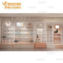 Pink underwear store shelves underwear bra display rack factory direct sales pajamas underwear display cabinet can be customized for the whole store
