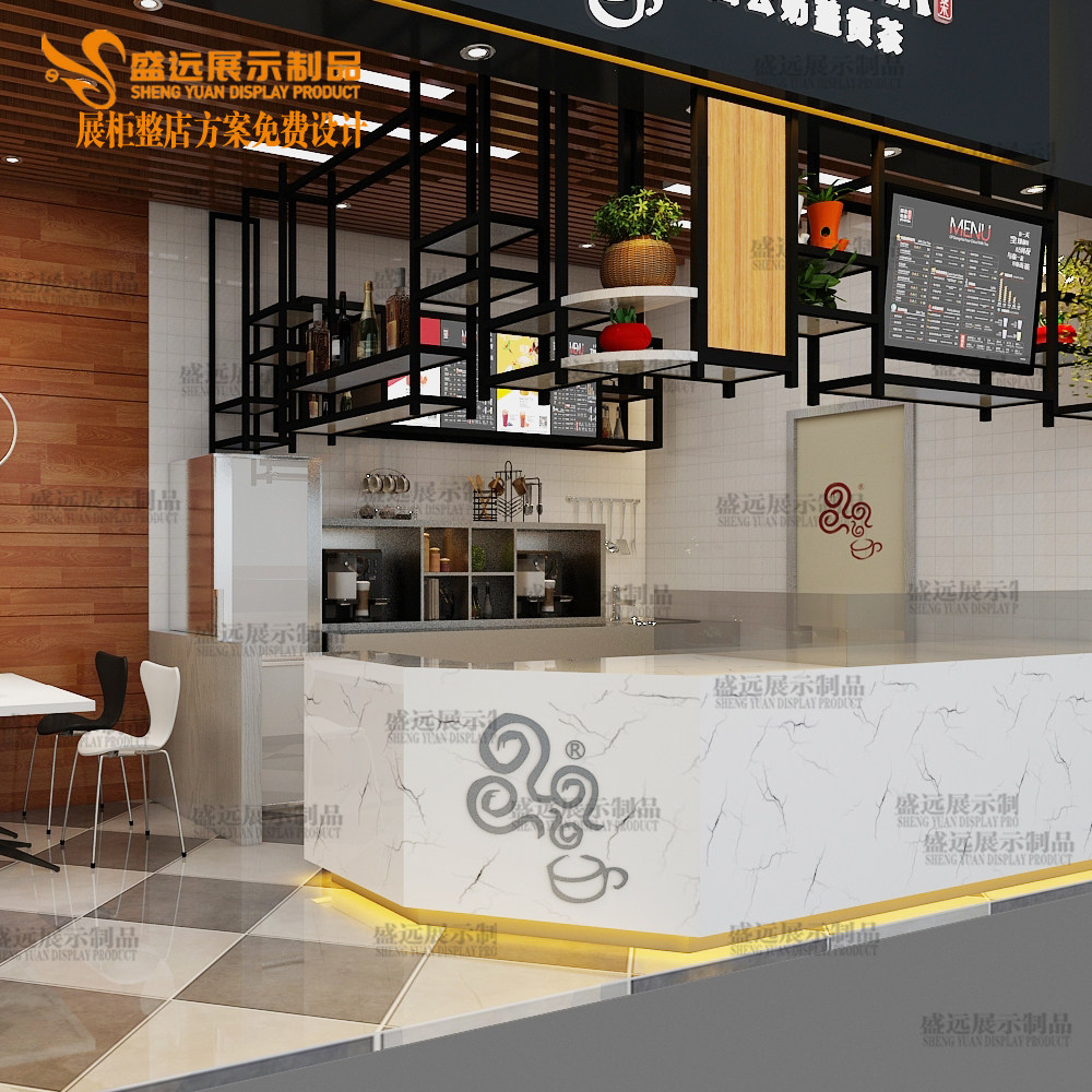 Cashier's counter front desk reception desk bar Desk Briefing Brief Modern Supermarket Beauty Salon Counter Milk Tea Shop Bar Tailor Made