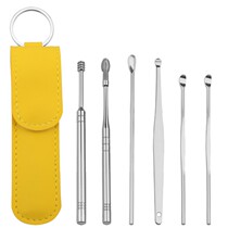 Ear scoop ear picking tool set ear picking tool for children and adults stainless steel non-luminous ear scoop