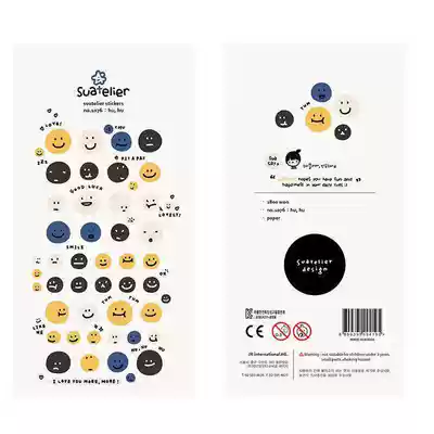 Full 49｜South Korea Sonia Transparent Suatelier Hand account decoration Retro Sticker Mysterious Garden Spot