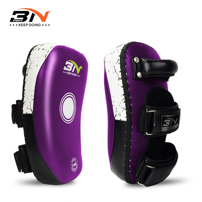 BN thickened ultra-slim leather foot target adult taekwondo bulk taekwondo Thai boxing training match hand target kick target arc