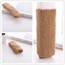 24 double-layer knitted table and chair foot cover chair foot cover table and chair leg cover stool leg cover