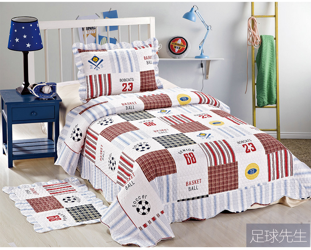 Các trẻ em bán mùa hè mới quilting rửa được singled vào mùa xuân và mùa thu và mùa hè bởi các ký túc xá sinh viên tấm ga trải giường bao gồm điều hòa không khí