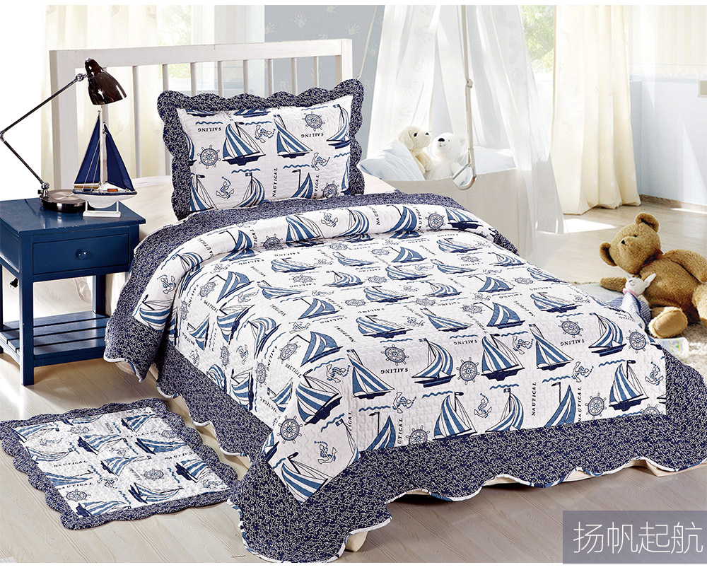 Các trẻ em bán mùa hè mới quilting rửa được singled vào mùa xuân và mùa thu và mùa hè bởi các ký túc xá sinh viên tấm ga trải giường bao gồm điều hòa không khí