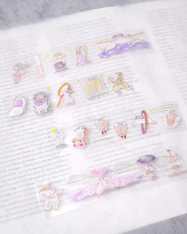 Dodolulu Tape Labels and Stickers, Journaling Materials, Girly Stickers, New Arrivals in October