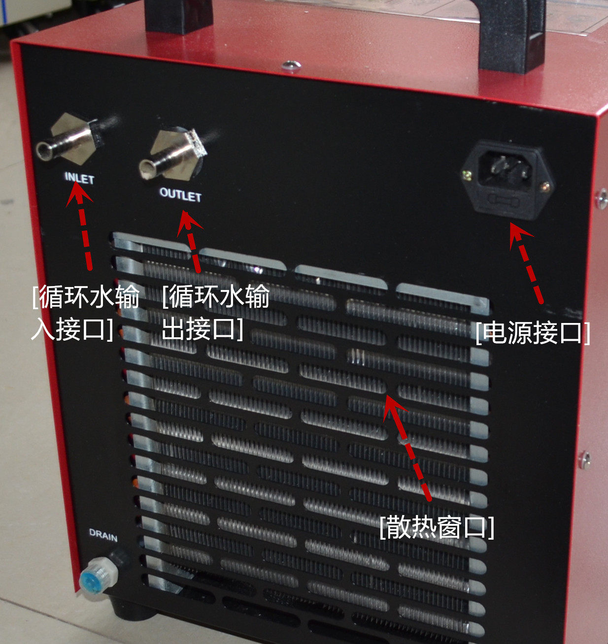 Машина лазерной резки 焊机水箱/焊接冷却水箱/氩弧焊自动循环冷却水箱/点焊机冷却水箱 Crown Ming