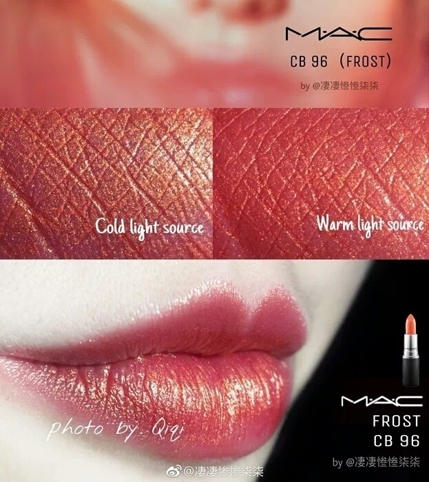 MAC Phantom lipstick lipstick with red bullet head CB96 chili small chili cockney see sheer