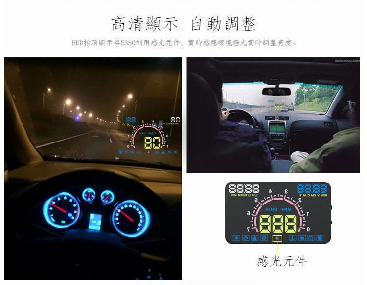 Xe hiển thị head-up OBD phổ biến xe lái máy tính bảng điều khiển tốc độ máy chiếu HD HUD HUD - Âm thanh xe hơi / Xe điện tử loa xe oto