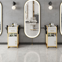 Hair salon cabinet beauty salon product tool car cabinet floor with drawer locker removable barber cabinet