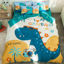  Italy IMOM pure cotton cartoon bedding three or four-piece cotton boys and girls childrens bed single quilt cover